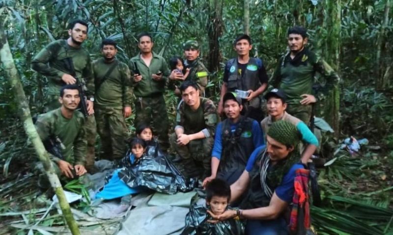 Amazon plane crash children reunited with family after 40 days in jungle