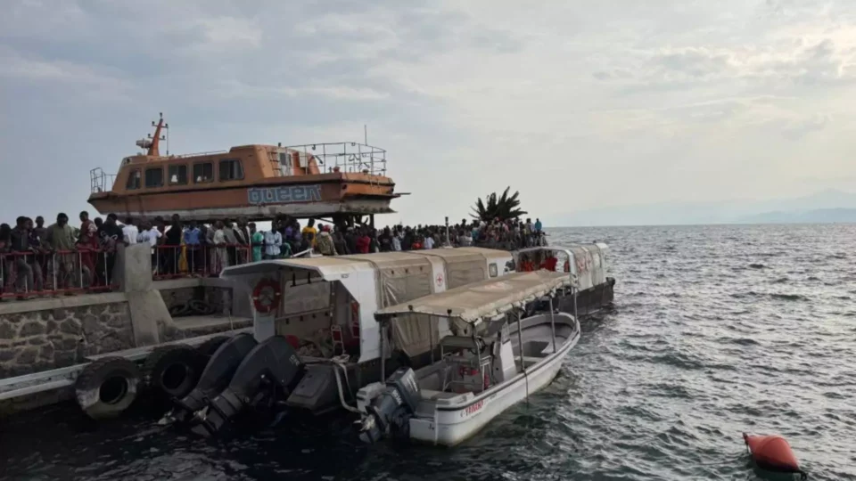 Ferry capsizes in Congo killing 38 and leaving 100 more missing