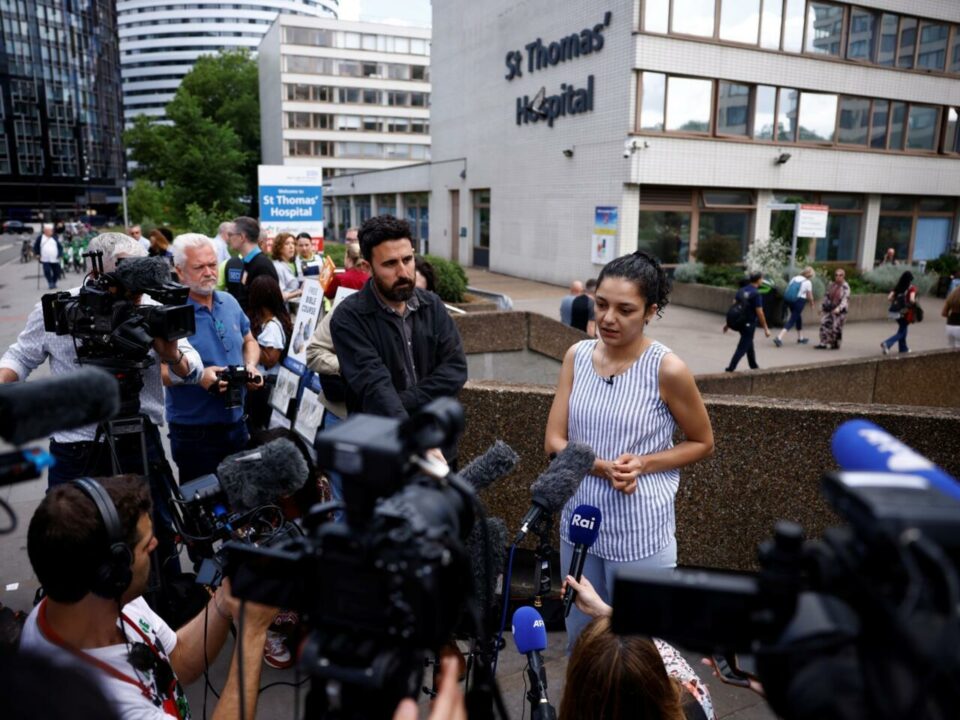 Mother of jailed British-Egyptian activist hospitalised after 242 days on hunger strike