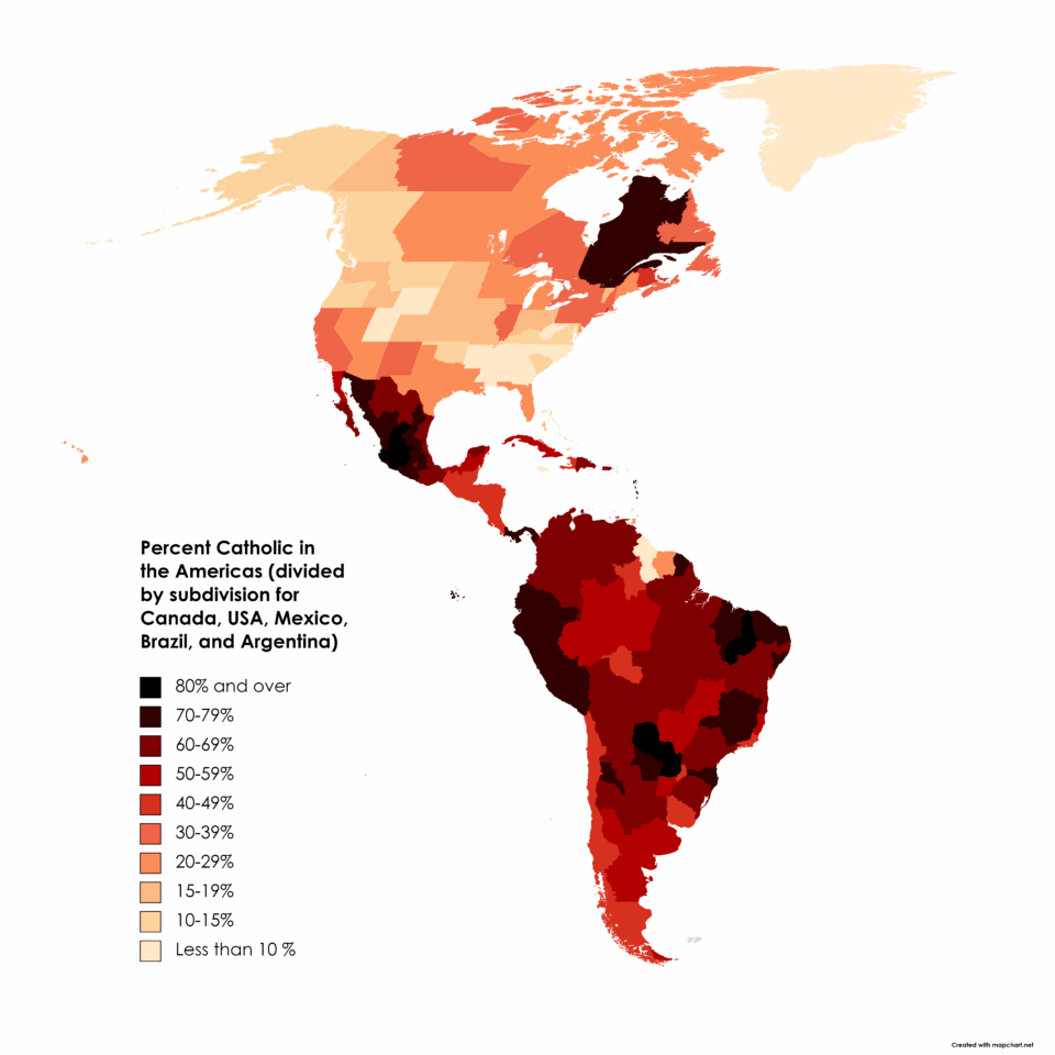 Catholics now make up little more than half Brazil’s population
