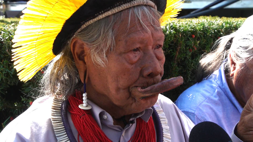 Bolsonaro wanted to exterminate us, claims Indigenous leader Raoni Metuktire